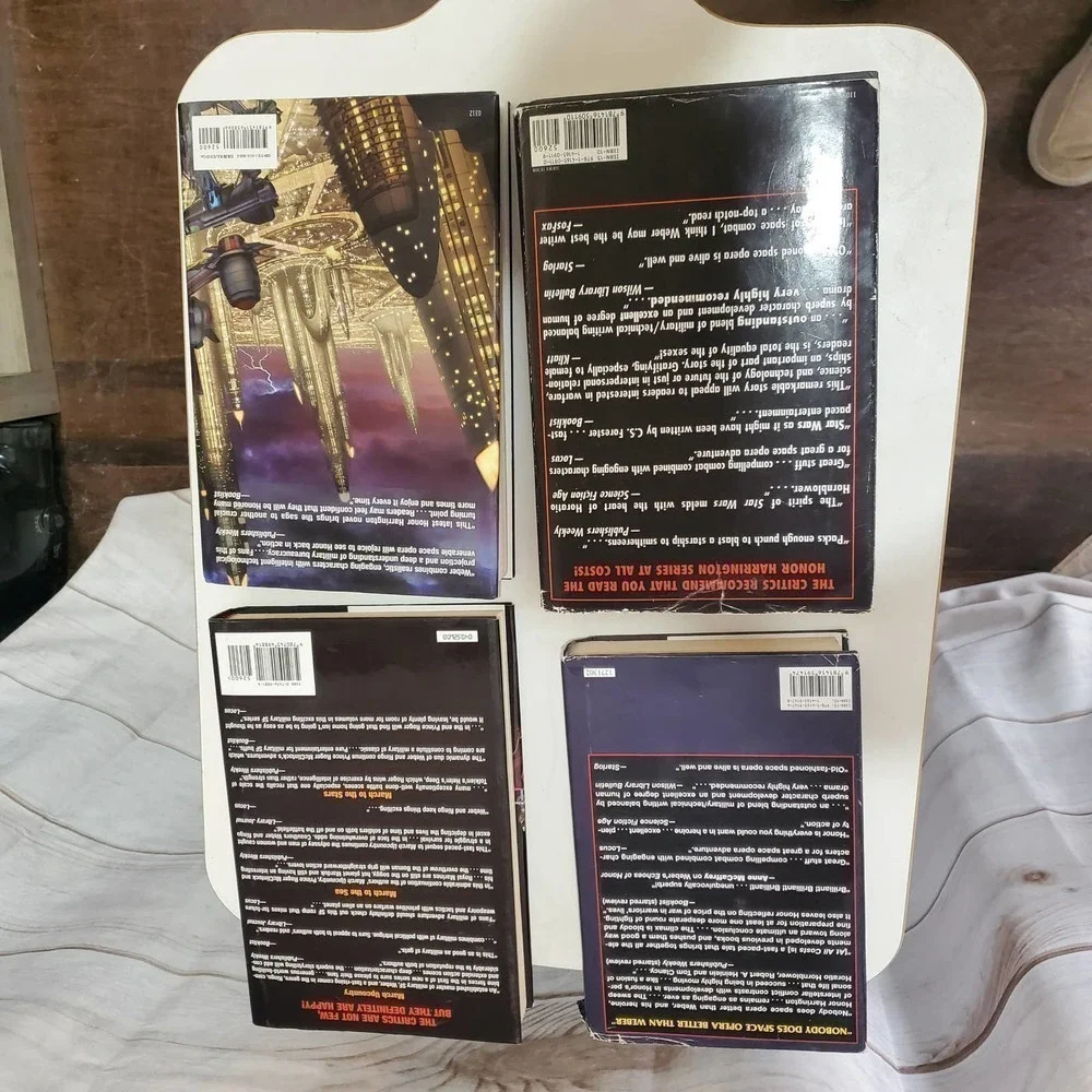 David Weber Classic 4 Book Science Fiction Bundle Novel Vintage Set